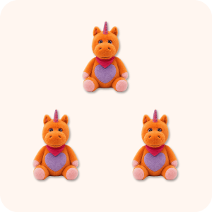 Buddy the Unicorn Plush 3PCS