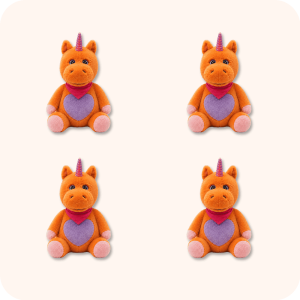 Buddy the Unicorn Plush 4PCS