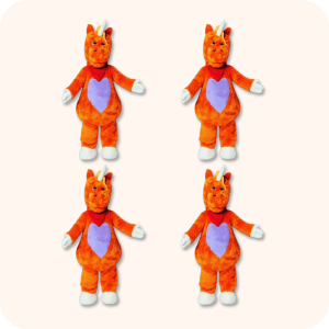 Buddy the Unicorn Plush 4PCS